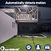 AWSENS 40W LED Security Lights Motion Sensor Light Outdoor, 180 Degree, 4000 LM, 5000 K, ETL Water Resistant, Clear 2 Head Motion Detector Flood Light for Garage, Yard (Bronze)