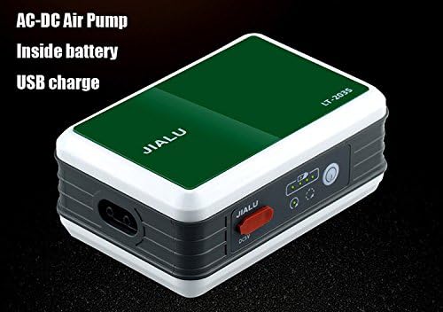SUNSUN110v~240v AC-DC Aquarium USB Charge Battery Inside Single Double Output with air Stone and air Tube