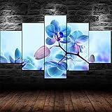 ❤Producto: Imagen de alta calidad en lienzo de clase premium. Tamaño total: 150 cm x 80 cm. Número de elementos -5 ( 2x 30x40 cm, 2x 30x60 cm, 1x 30x80 cm ) Enmarcado.