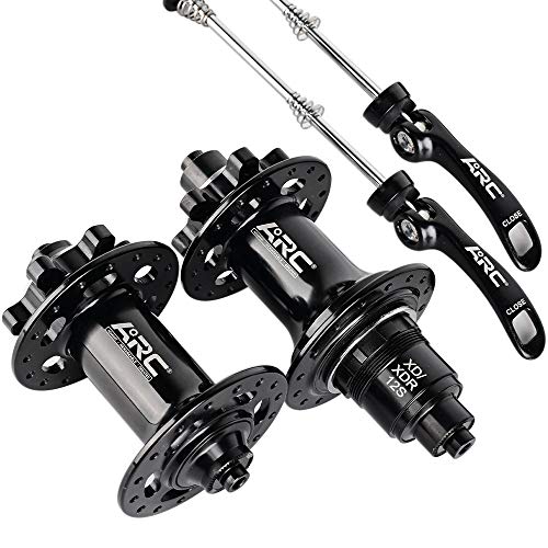 Adoolla ARC Fahrradnaben Abgedichtetes Lager Schnellspanner Set Bike Hub ARC 009 Normal MTB Lager Nabe 6 Krallen 3 Zähne 114 Ring für 11 12 Gang 4 Lager Cover