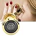 Door Viewer, 220° Anti - Theft Peephole Lens for 35–60 mm Doors, Zinc Alloy Silver & Gold (2 - Pack) - Wide Angle Home Security, Tool - Free Installation for Apartments (Simple 14 Gold,