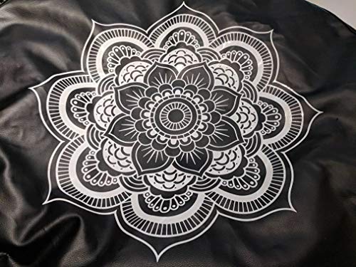 BCP Black Color PU Leather Spare Tire Cover (Fit 31-33 inches) - Image 5