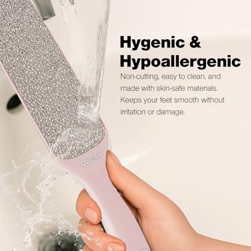 Image of Probelle Double Sided Multidirectional Nickel Foot File Callus Remover - Immediately Reduces calluses and Corns to Powder for Instant Results, Safe Tool (Pink)
