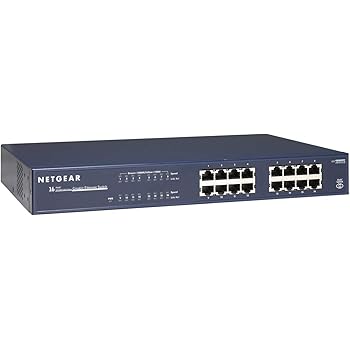 Amazon Com Netgear Prosafe Jgs516 16 Port Gigabit Ethernet Switch Computers Accessories