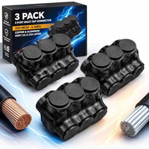 Conectores de puertos de cable negro con entrada doble cara e inhibidor de óxido
