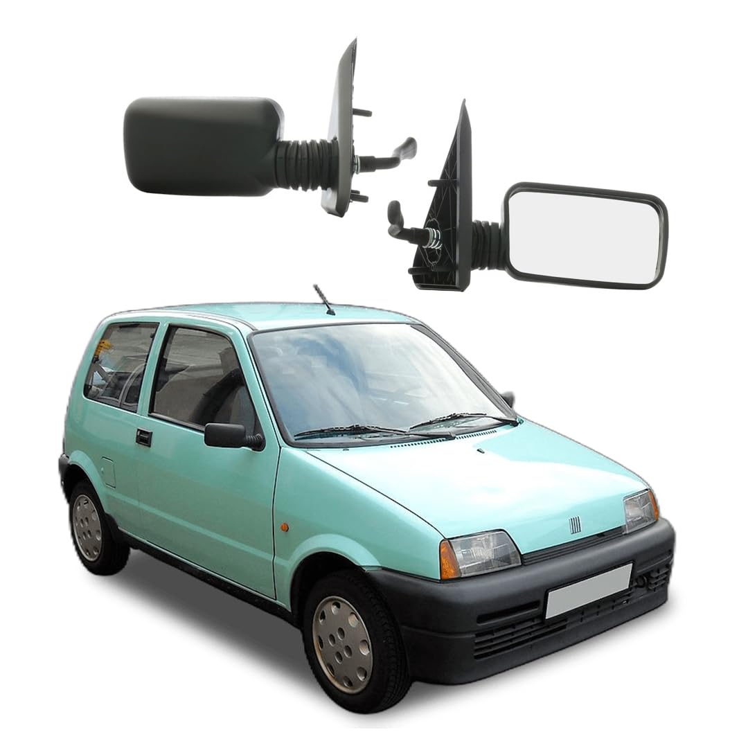 Specchietto Retrovisore Sinistro CG94 Per Chevrolet Matiz Dal 2005 – Calotta Nera, Meccanico, Ricambio Originale-equivalente Made In Italy