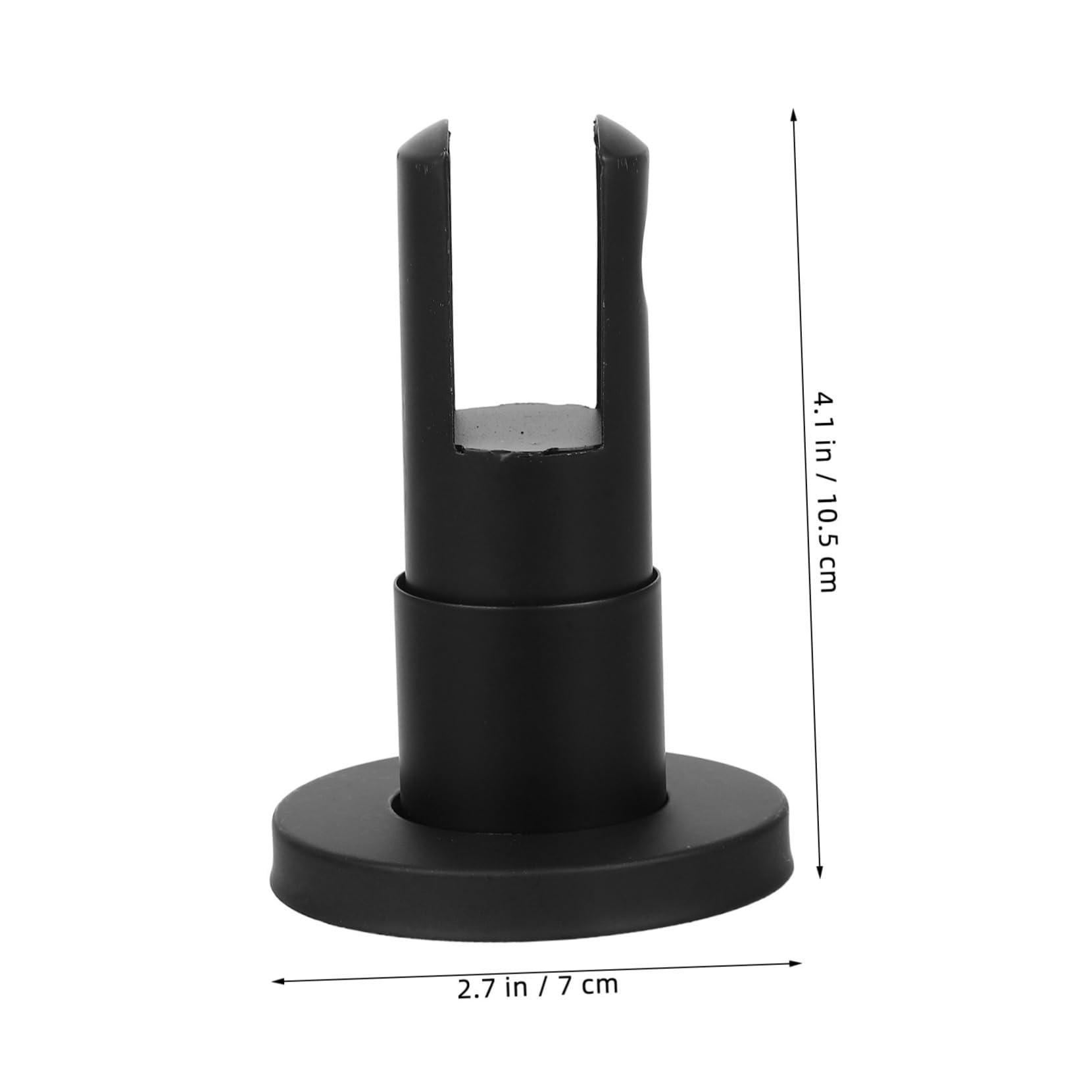 Cabilock Bathroom Bracket Legs Bathroom Stall Hardware Partition Bracket Bathroom Partition Hardware Toilet Partition Foot Restroom Parts Public Accessories Black Stainless Steel