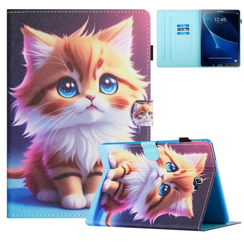🎐[Compatibilità] -- Questa custodia per tablet è compatibile con il tablet Samsung Galaxy Tab A da 10,1 pollici T580N/T585N (versione 2016). Non compatibile con altri modelli di tablet. Si prega di verificare il modello del tablet prima dell'acquisto.