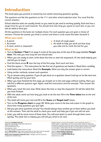 11+ Non-verbal Reasoning Rapid Tests Book 4 for GL...