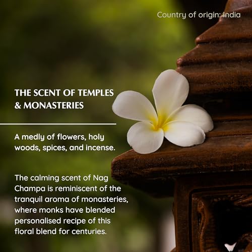 Image of Nag Champa Essential Oil Roll-On Blend 10ml with Jasmine, Aromafume