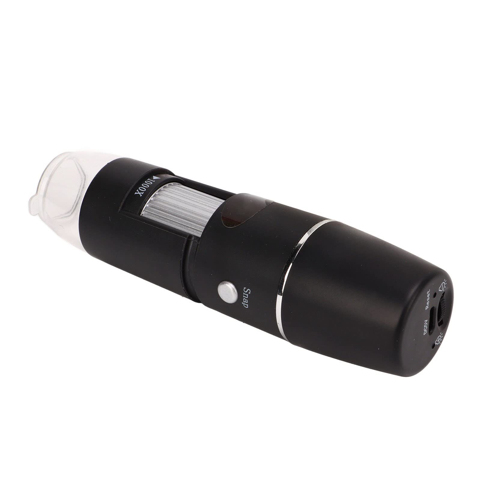 Microscopio Digital Inalámbrico HD 1000X con Base Giratoria para Tableta iOS, Ideal para Niños, Microscopio Electrónico Portátil de Mano