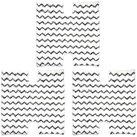 Extolife 3 Pack Steam Mop Replacement Pads for Shark Lift-Away Pro & Genius Steam Pocket Mop System S3973 S3973D S3973WM S5001 S5002Q S5003A S5003D S5004 S5004W S6001W S6002 S6002C S6003D S6003W Cover