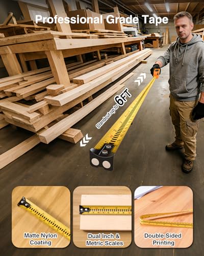 328Ft 3-in-1 Digital Laser Tape Measure Rechargeable Measuring Tool &16Ft Auto-Lock Tape Measure Movable Magnetic Hook - image 3