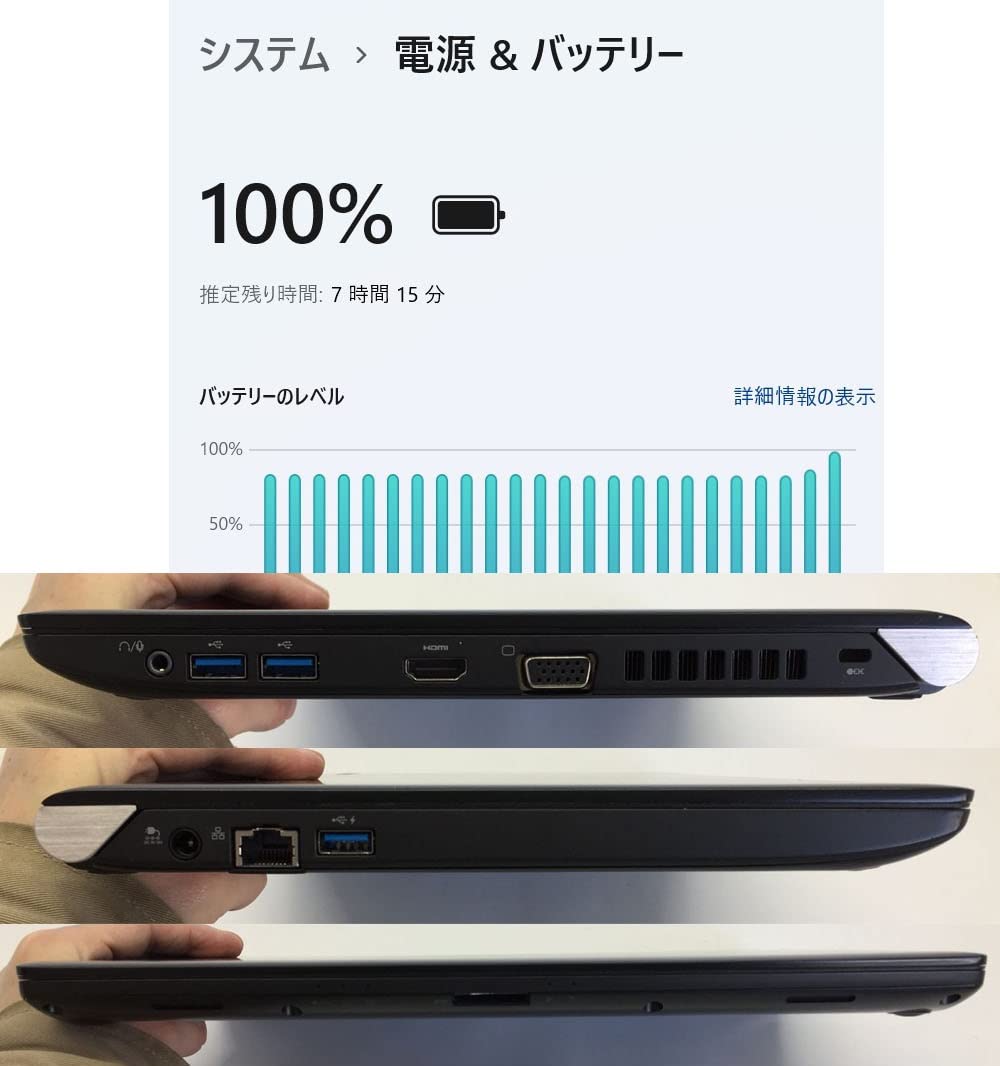 Amazon.co.jp: 【整備済み品】ダイナブック R73 i5第7世代7200U/メモリ 