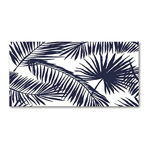 Dosseret en verre fleurs et plantes gris 100x50cm pour une cuisine nature