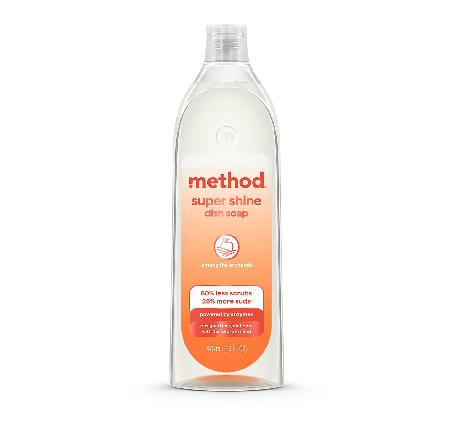 method Super Shine Liquid Dish Soap, Among the Orchards Scented, 16 fl oz