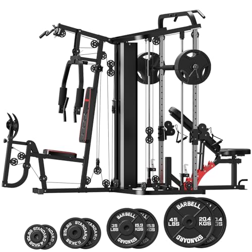 SunHome Multifunction Home Gym Smith Machine