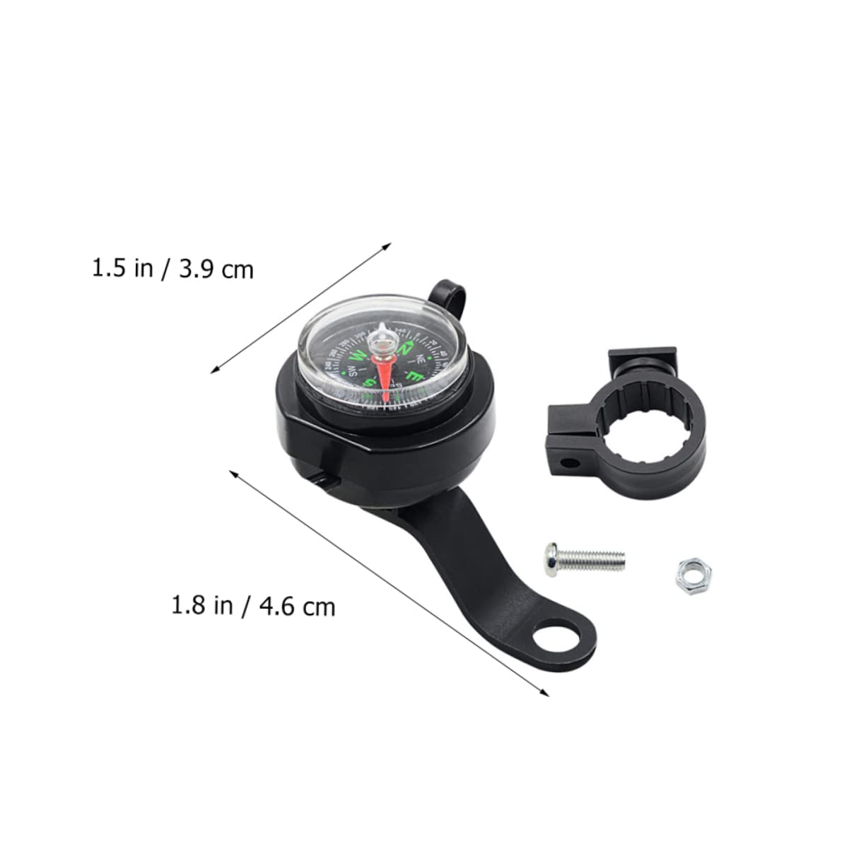 Mikinona Cargador De Batería Moto USB Brújula Resistente Al Agua 2.5a Fácil Montaje