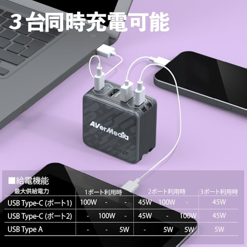AVerMedia Live GENERATOR POCKET ポケットキャプチャー GC313Pro BK の商品画像 4