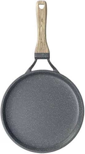AIVERC Pans Non-Stick Frying Pan Maifan Stone Wok Aluminum Alloy Pan Pancake Egg Steak Frying Pot Pizza Panckae Pans Cooking Tools (Size About 20cm