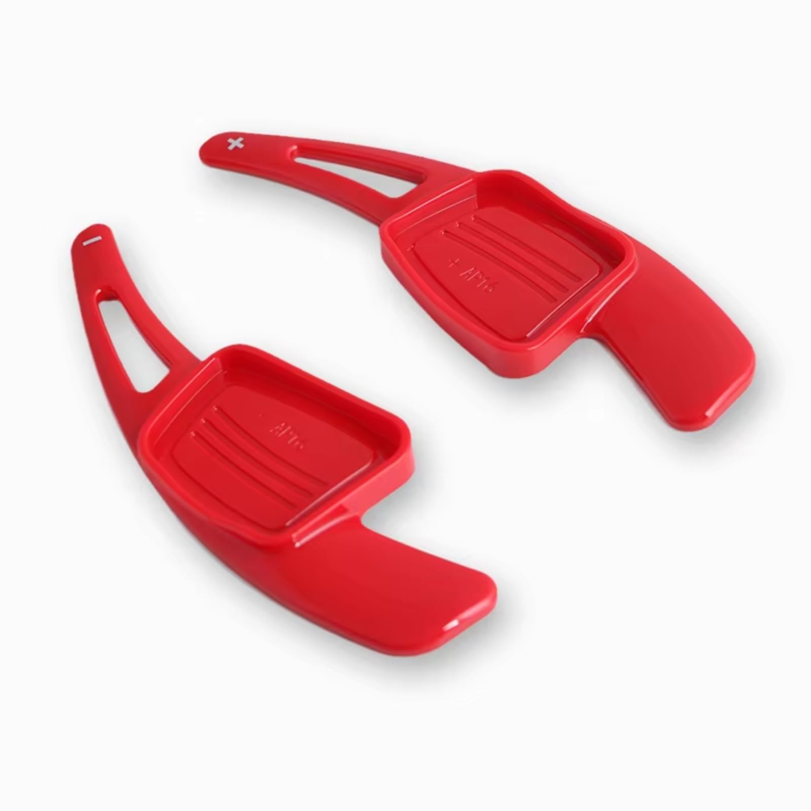 Ztguioq Red Paddle Shifter Extensions Compatible With A3 S3 A5 S5 2017 A4 B9 Q7 2016-2017 For Tt Tts 2015-2017 Shifter Paddle Shift Extensionsteering Wheel Shift Paddle(Red)