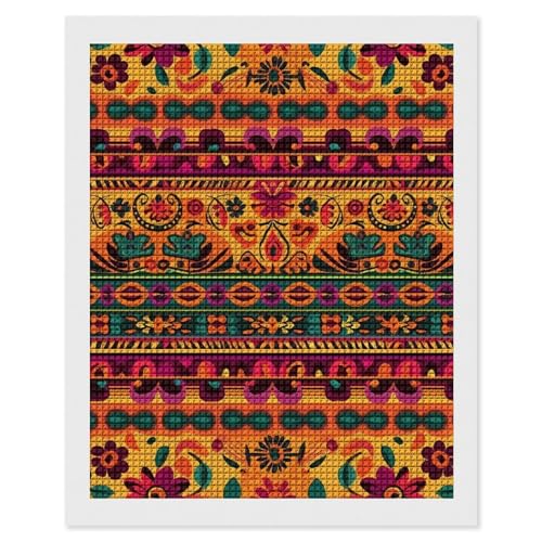Kit peinture diamant 5D mexicain idée cadeau idéale pour débutant et fan de DIY