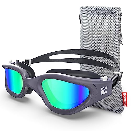 ZIONOR Swim Goggles, G1 SE Swimming Goggles Anti-Fog for Adult Men Women