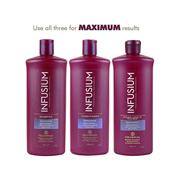 Infusium Moisturize and Replenish Professional Shampoo - 33.8oz - Avocado and Olive Oil