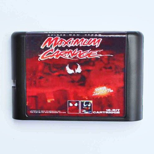 Taka Co 16 Bit Sega MD Game Spider Man and Venom - Maximum Carnage 16 bit MD Game Card For Sega Mega Drive For Genesis