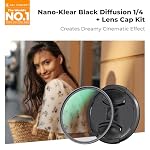 K&F CONCEPT 46mm Black Diffusion 1/4 Filter + Lens Cap - Image 2