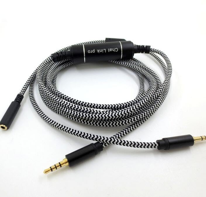 Coyktonty HD60 S Chat Link Pro Cable for Elgato HD60 X, HD60S Plus Capture Card, Party Chat Adapter for Nintendo Switch, PS5, PS4, Xbox One, with in-line Isolator Black with Isolator