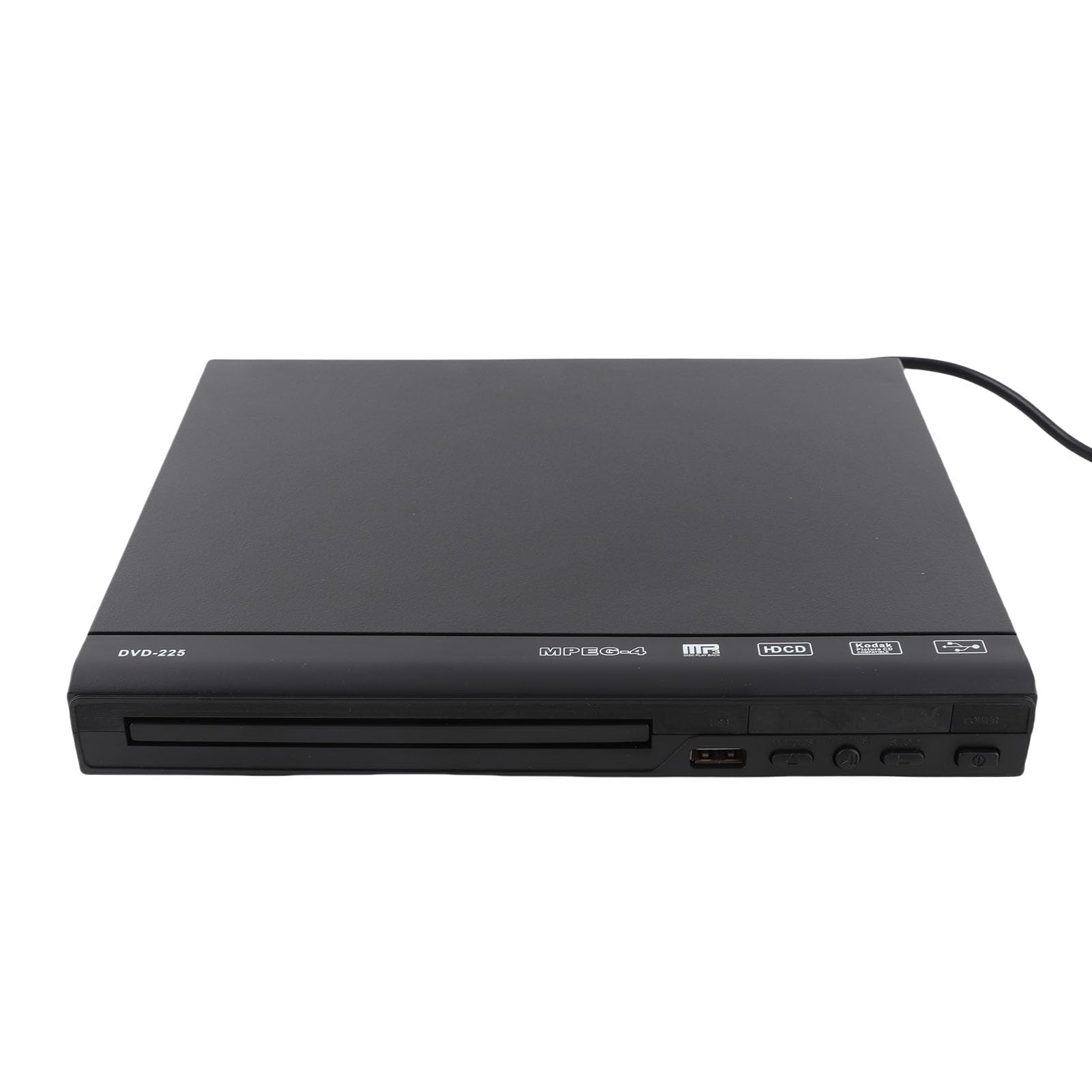 Mini Lettore DVD, Lettore DVD USB Piccolo Lettore DVD con Telecomando e Cavo, PAL NTSC USB 2.0 Integrato, Lettore DVD HD per Smart TV (Spina UE)
