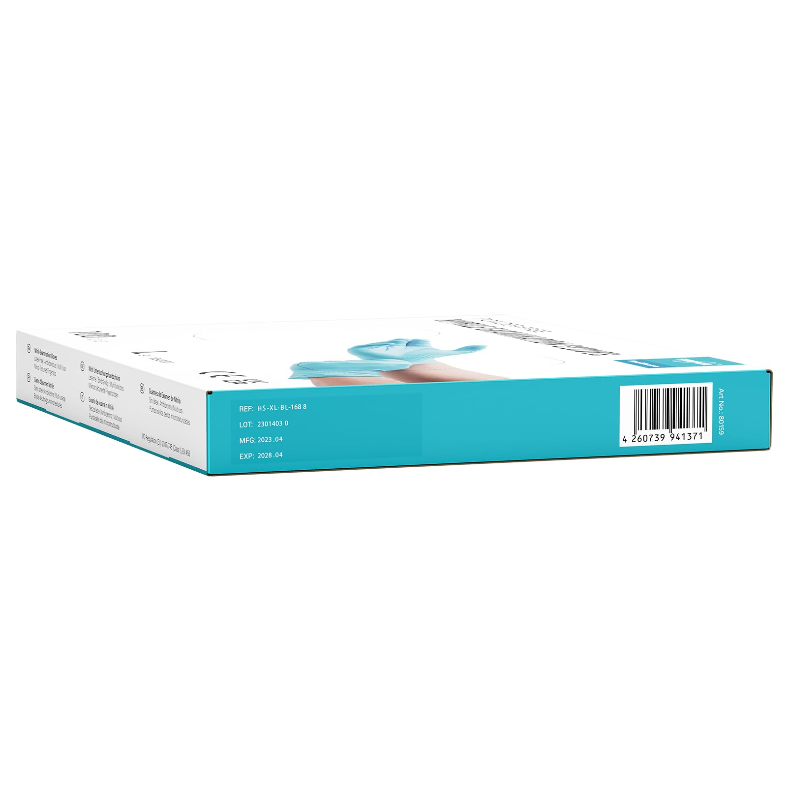 EUROPAPA® 1000x Nitrilhandschuhe Einweghandschuhe puderfrei Untersuchungshandschuhe EN455 EN374 latexfrei Einmalhandschuhe Handschuhe in Gr. S, M, L & XL verfügbar (Hellblau, L)