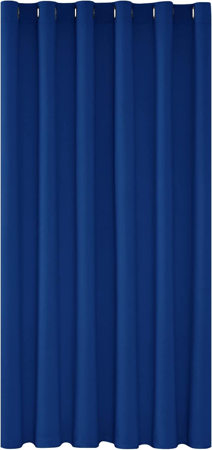 Deconovo Door Curtains 79 x 110 Inch Blackout Curtain Super Soft Eyelet Bedroom Curtain Thermal