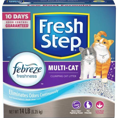 Fresh Step Multi-Cat Scented Litter with The Power of Febreze (Pack of 1