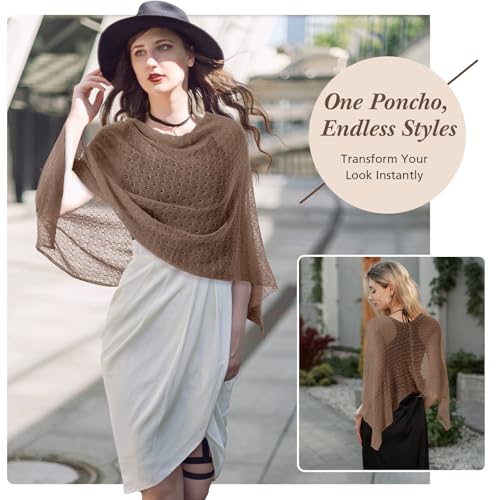 Women Sheer Poncho Shrug Lightweight Women Cape Poncho Shrug Sheer Blouse Top Bolero Shawl for Evening Dress4