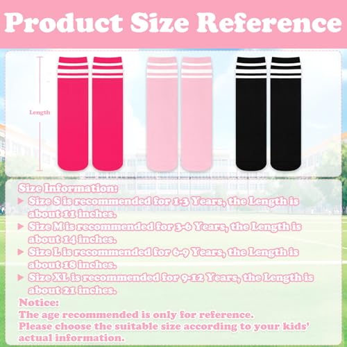 Image of Sarfel Toddler Soccer Socks Kids Soccer Socks Youth Soccer Socks Kids Baseball Socks Girls Softball Socks Boys Football Socks