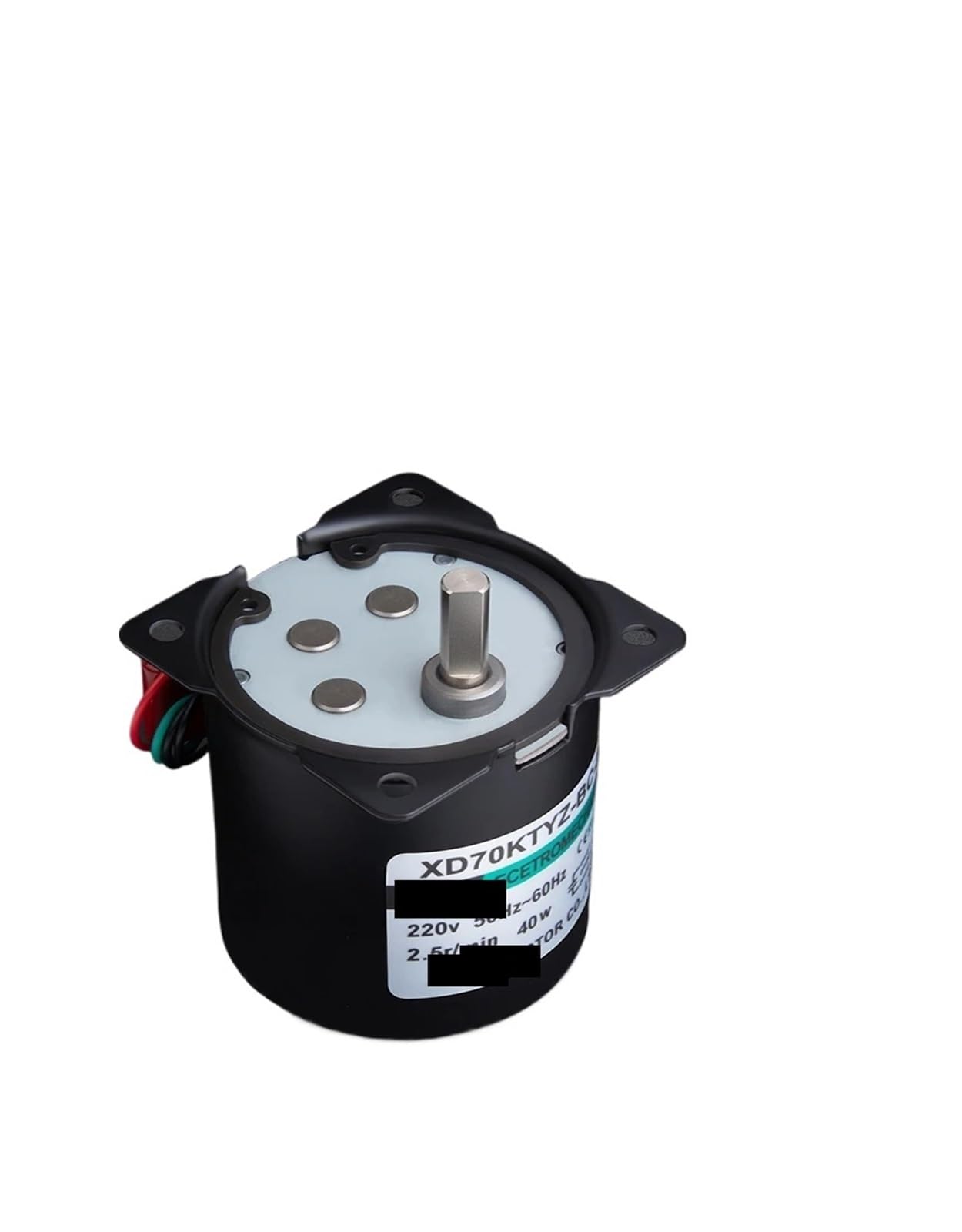 Motor síncrono 70KTYZ 220V Eje excéntrico AC de imán Permanente 40W Reductor Velocidad CW CCW(30rpm)