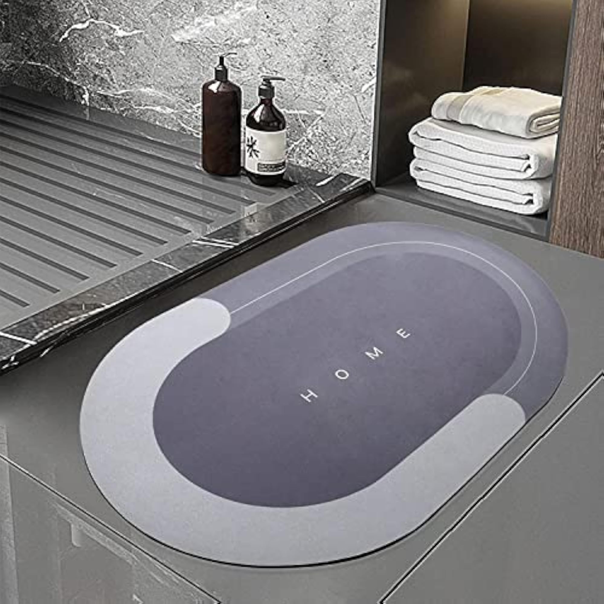 Super Absorbent Quick Dry Rubber Backed Bath Rug