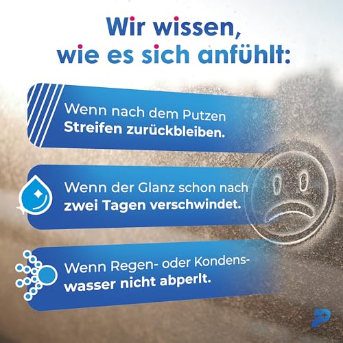 Primavella Glasreiniger Pro mit Lotuseffekt – Fensterreiniger Konzentrat für strahlendes Glas – Reinigung...