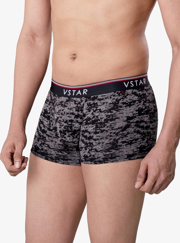 Image of VSTAR - Soft elastance Printed Trunk for Men with Micro Nylon Waistband SG 03