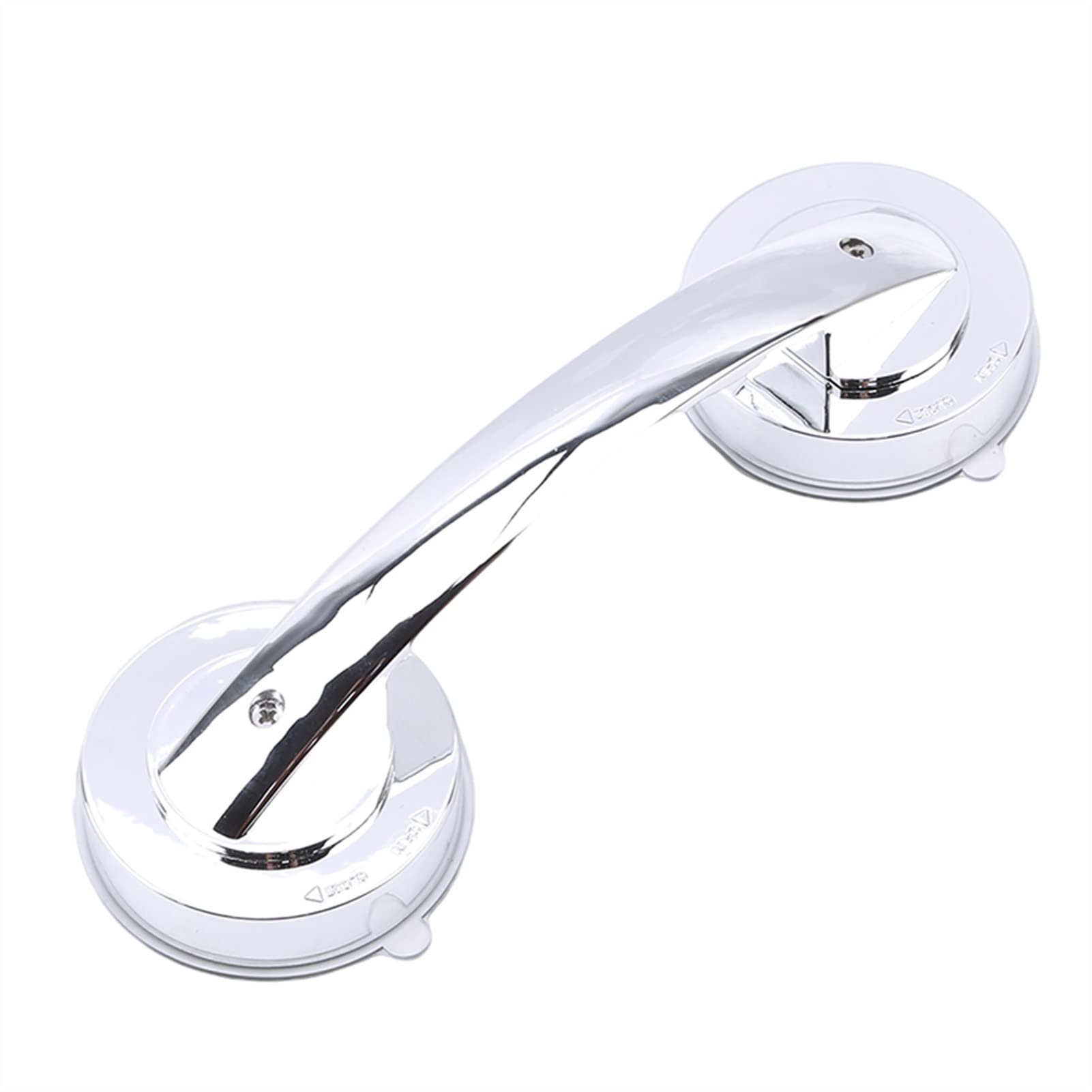 Barra de agarre de ducha con ventosa para ducha, mango de seguridad, fuerte, ventosa, agarradera en el baño, barra para bañera, mango de perforación, pasamanos para inodoro (color: plata)