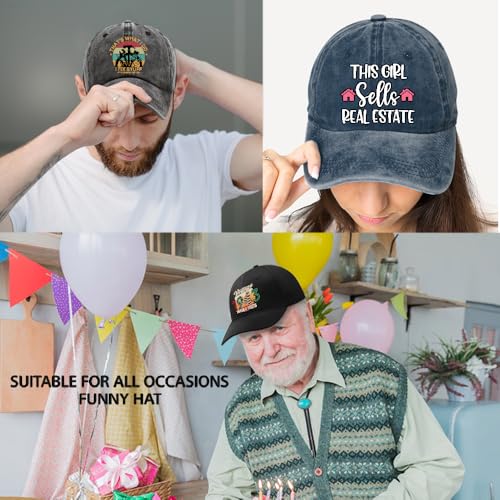 Image of Vintage Country Adjustable Cotton Cap for Men
