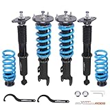 maXpeedingrods Coilovers for Dodge Charger RWD 2011-2022, for Chrysler 300 RWD 2011-2022, 24 Levels Damper Adjustable Coilovers Suspension Kit, Height Adjustable T6 Upgraded Lowering Kits Blue