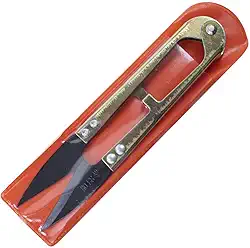 Tesoura de Arremate Metal 11Cm Dourada Pequena - TC-805GE