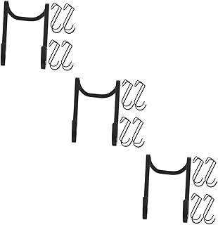 Cabilock 15 Pcs Double Hook Nail Free Hook Hooks for Hats Pant Hooks for Closet Heavy Duty Hooks Door Towel Hook Wardrobe Door Hooks Over Door Rack Punch Free Hooks S Shaped Hooks S Hooks