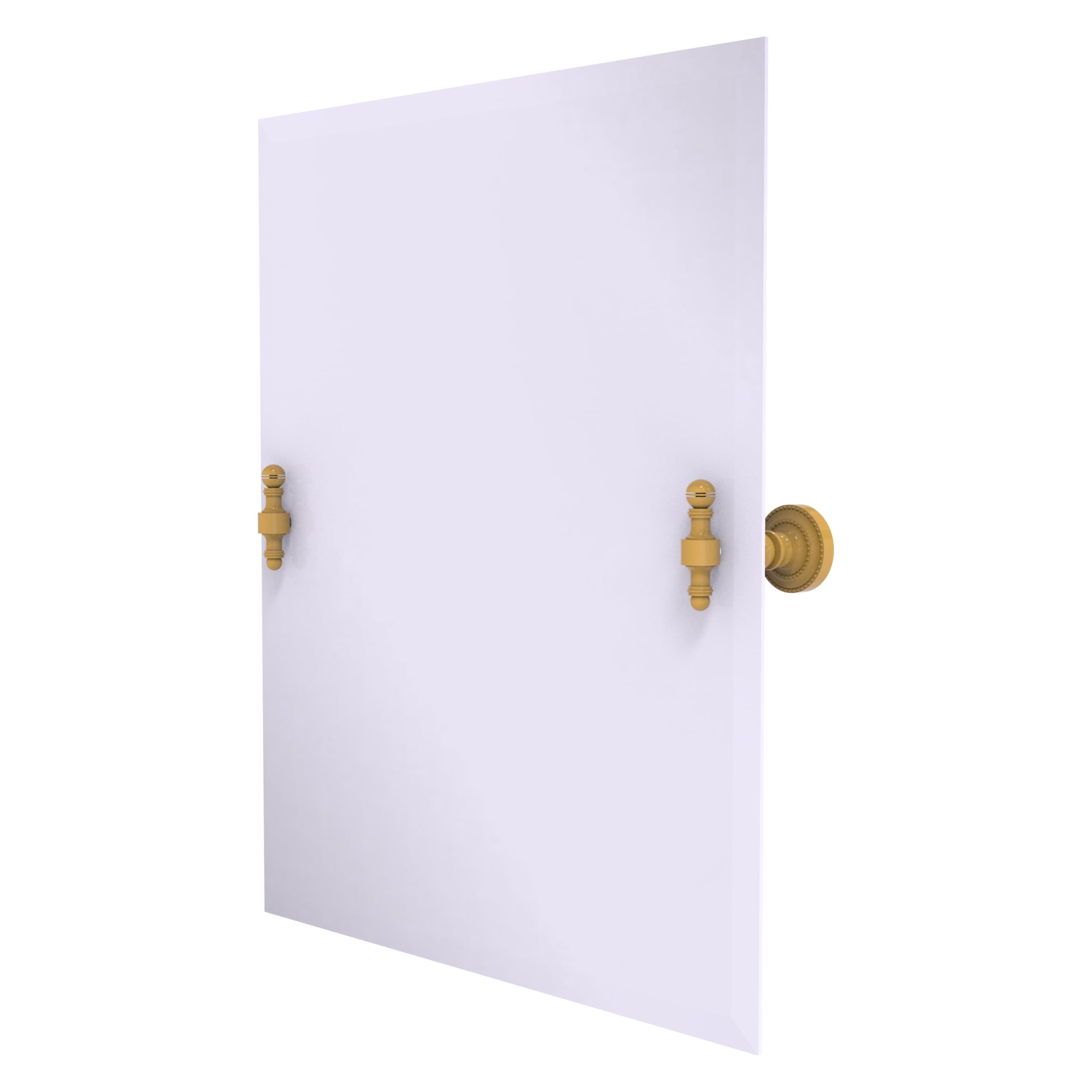 Allied Brass RD-92-SGL Frameless Rectangular Tilt Mirror with Beveled Edge, Spanish Gold