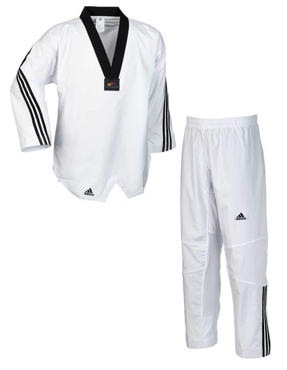 Taekwondo Dobok adidas Flex mit 3 Streifen 190 cm
