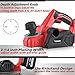 AOBEN Cordless Electric Hand Planer 21V, 16000Rpm 3-1/4-Inch Wood Planer, Li-ion Battery and Charger, Adjustable Planing Depth Power Planer for Woodworking Chamfer Home DIY