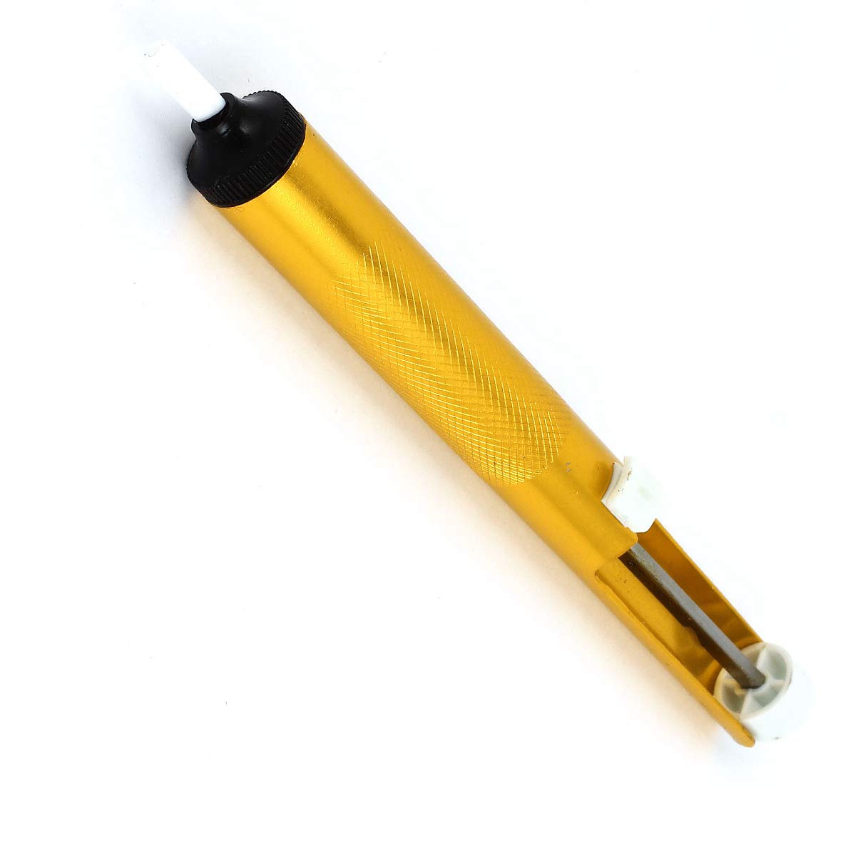 Aexit Desoldering Pump Wrenches Sucker Solder Irons Removal Remover Tool Socket Wrenches Gold Tone